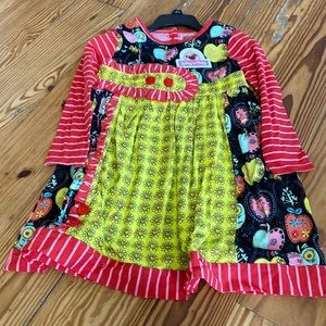 New with Tags Jelly the Pug Size 6 “Sally” knit dress, Candy Apple Collection